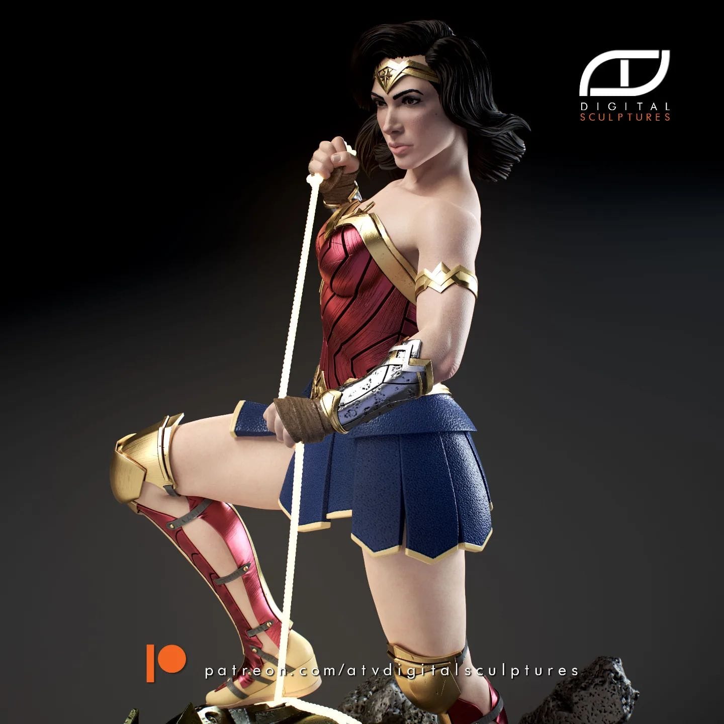 P站图纸印象馆 ATV DC漫画 神奇女侠 ATV DC漫画 神奇女侠