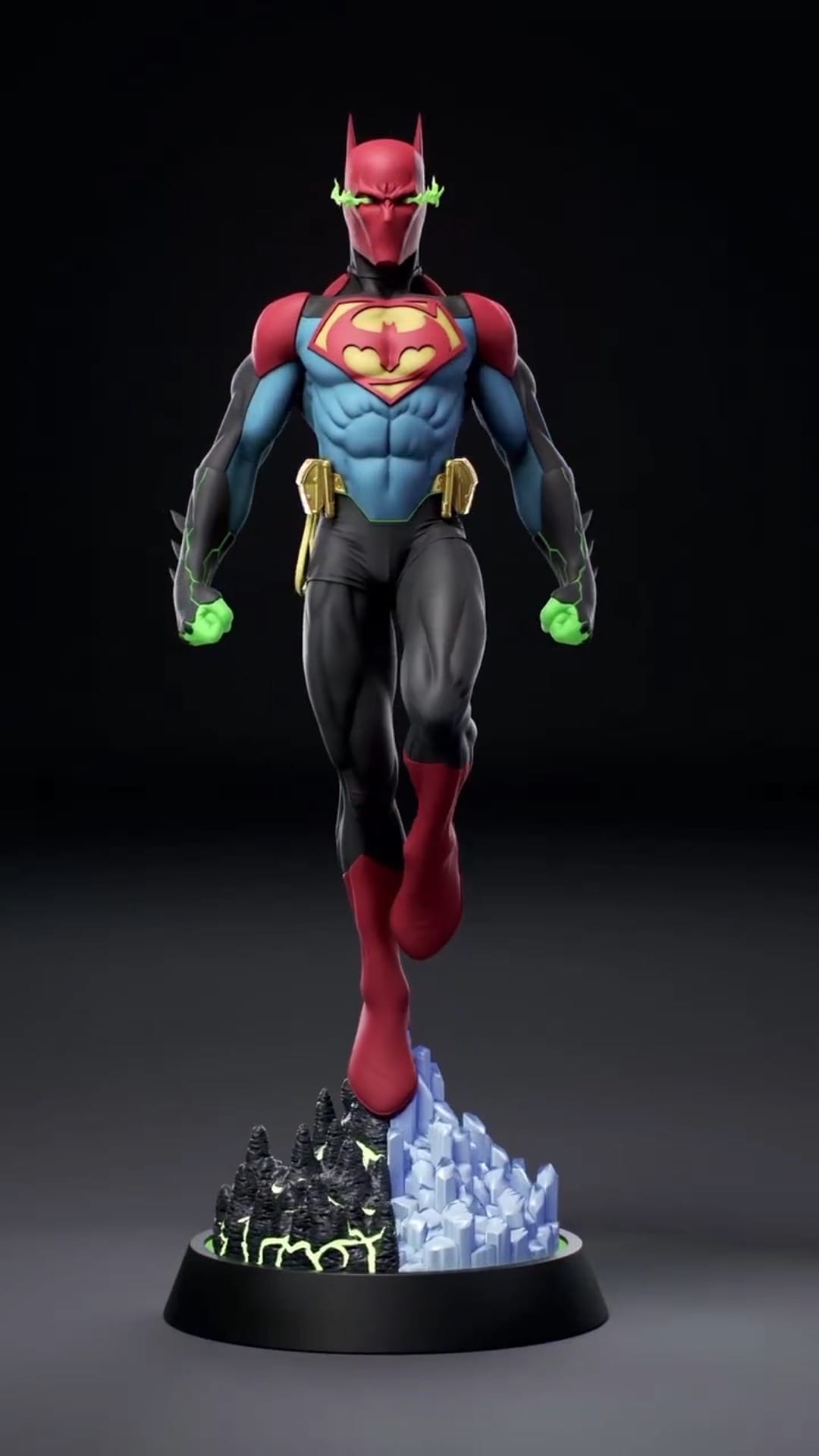 P站图纸印象馆 ATV DC漫画 超人和蝙蝠侠合体 ATV DC漫画 超人和蝙蝠侠合体