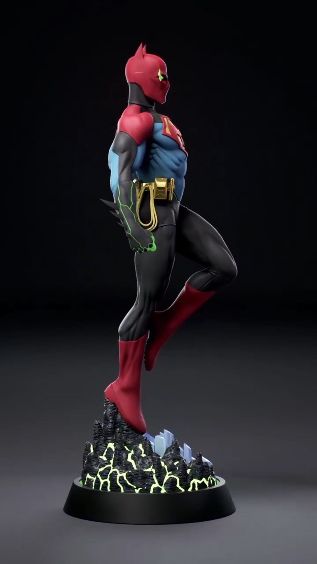 P站图纸印象馆 ATV DC漫画 超人和蝙蝠侠合体 ATV DC漫画 超人和蝙蝠侠合体