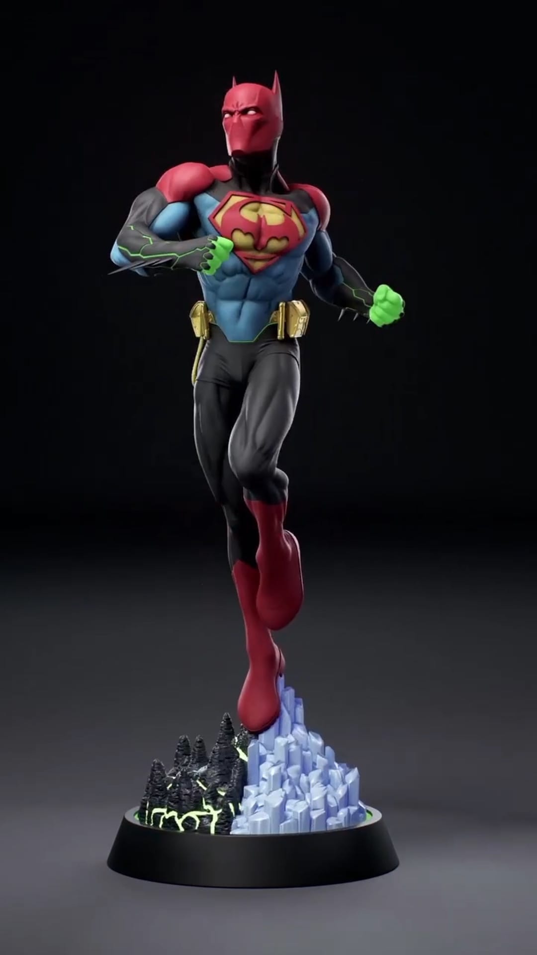 P站图纸印象馆 ATV DC漫画 超人和蝙蝠侠合体 ATV DC漫画 超人和蝙蝠侠合体