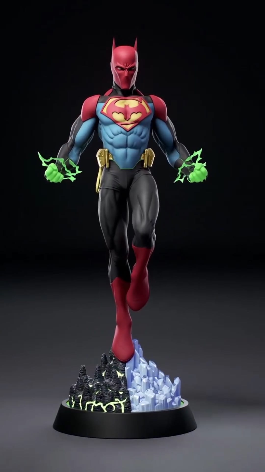 P站图纸印象馆 ATV DC漫画 超人和蝙蝠侠合体 ATV DC漫画 超人和蝙蝠侠合体