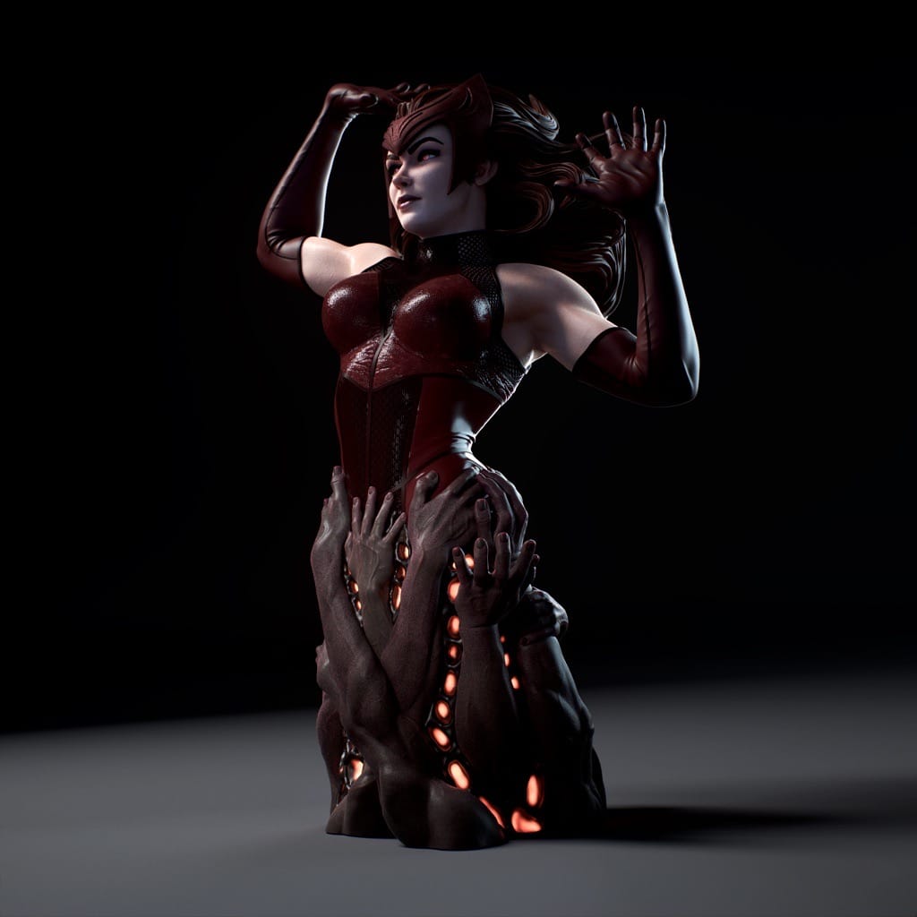 P站图纸印象馆 ATV 漫威 X战警 绯红女巫 ATV 漫威 X战警 绯红女巫