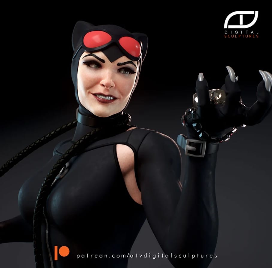 P站图纸印象馆 ATV DC漫画 猫女 ATV DC漫画 猫女