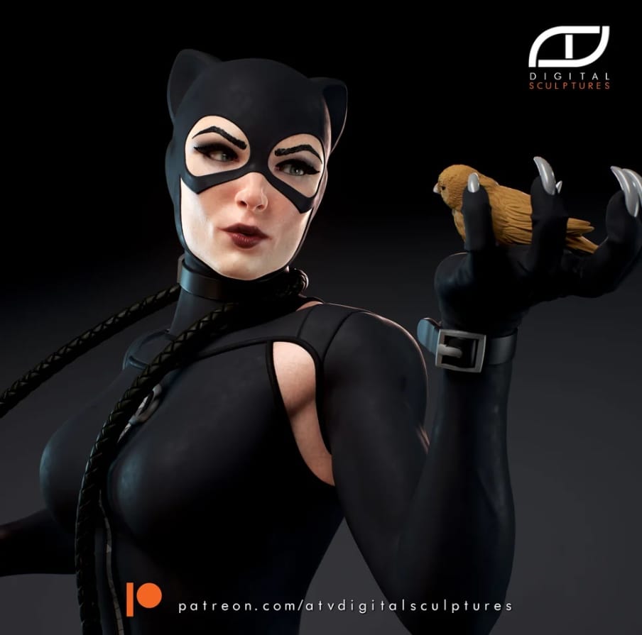 P站图纸印象馆 ATV DC漫画 猫女 ATV DC漫画 猫女