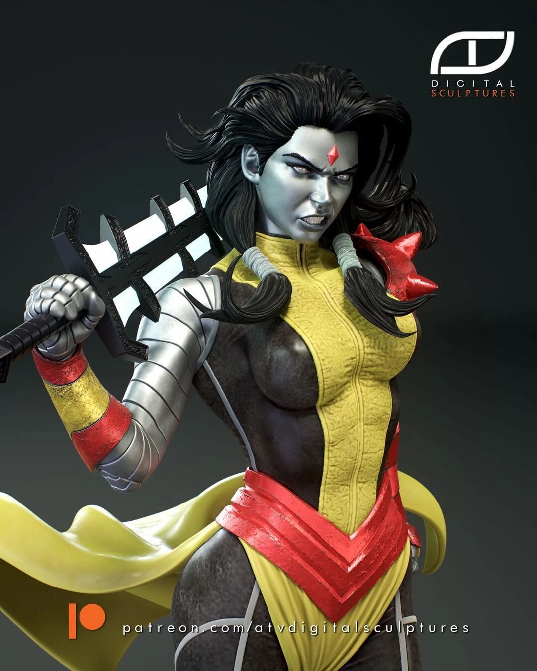 P站图纸印象馆 ATV 漫威 X战警 拉斯普京四世 ATV 漫威 X战警 拉斯普京四世