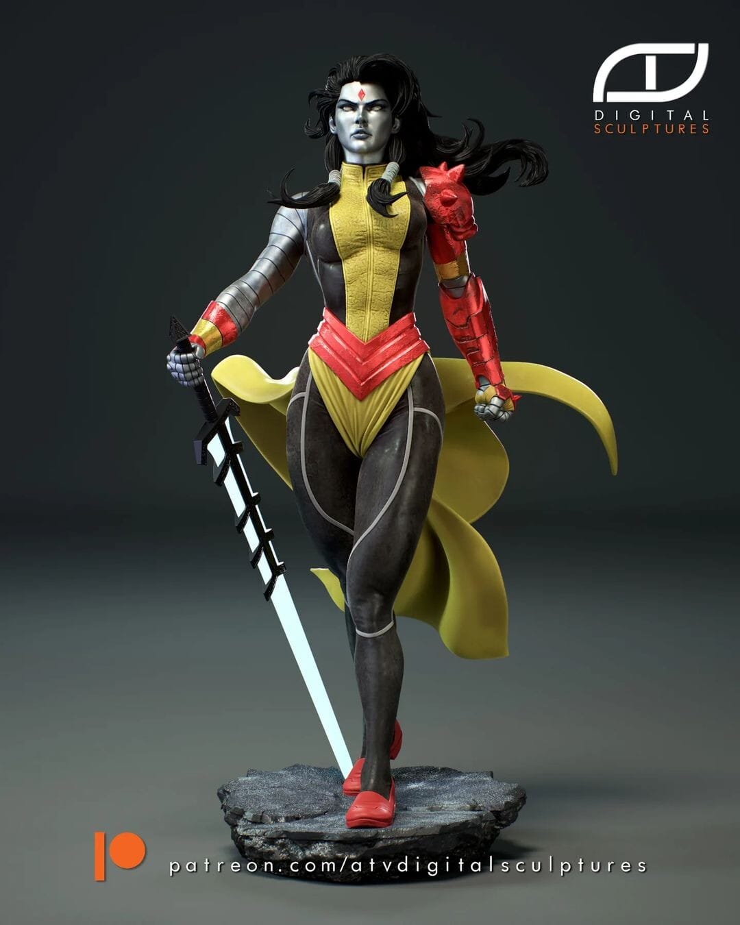 P站图纸印象馆 ATV 漫威 X战警 拉斯普京四世 ATV 漫威 X战警 拉斯普京四世