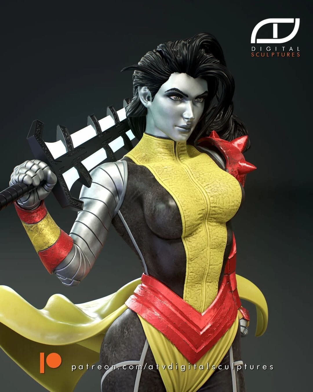 P站图纸印象馆 ATV 漫威 X战警 拉斯普京四世 ATV 漫威 X战警 拉斯普京四世