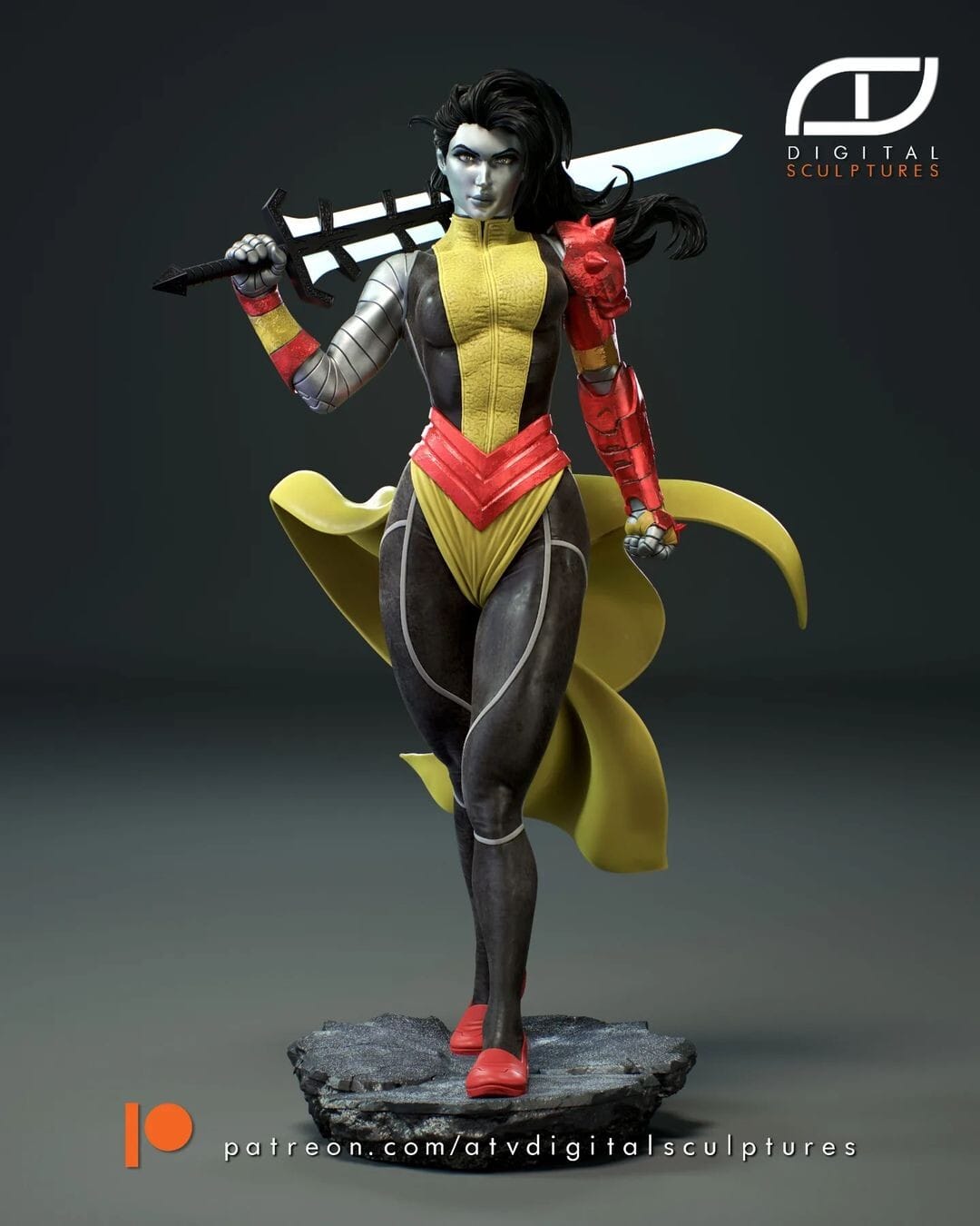 P站图纸印象馆 ATV 漫威 X战警 拉斯普京四世 ATV 漫威 X战警 拉斯普京四世