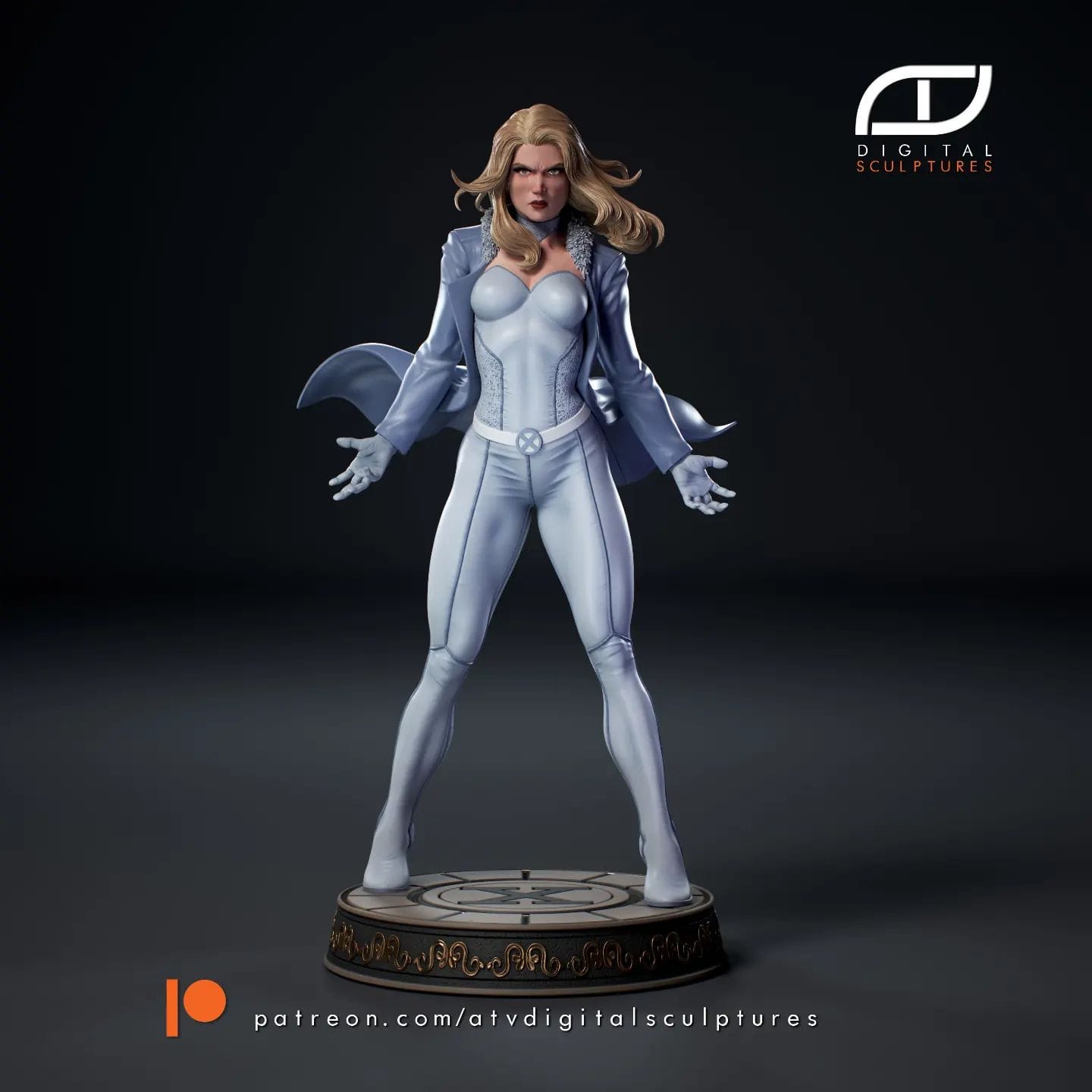 P站图纸印象馆 ATV 漫威 X战警 白皇后 ATV 漫威 X战警 白皇后