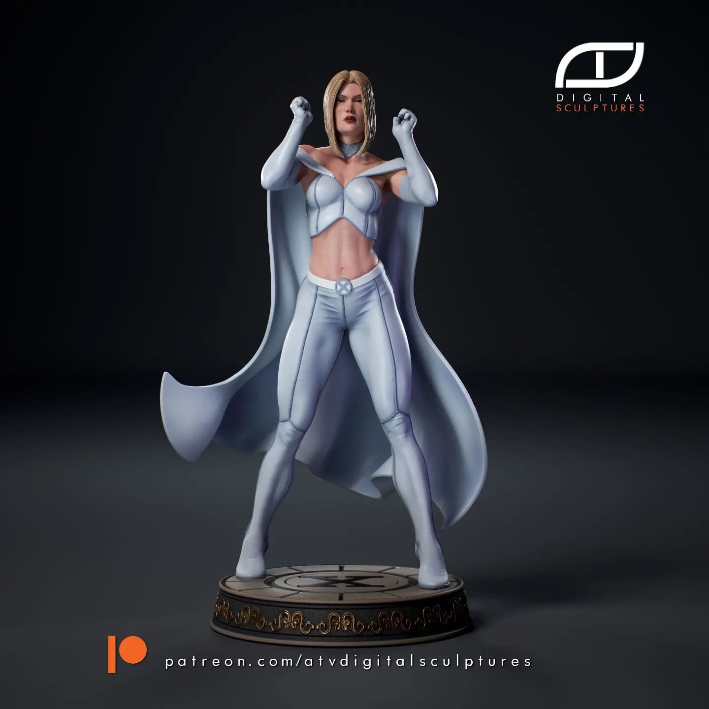 P站图纸印象馆 ATV 漫威 X战警 白皇后 ATV 漫威 X战警 白皇后