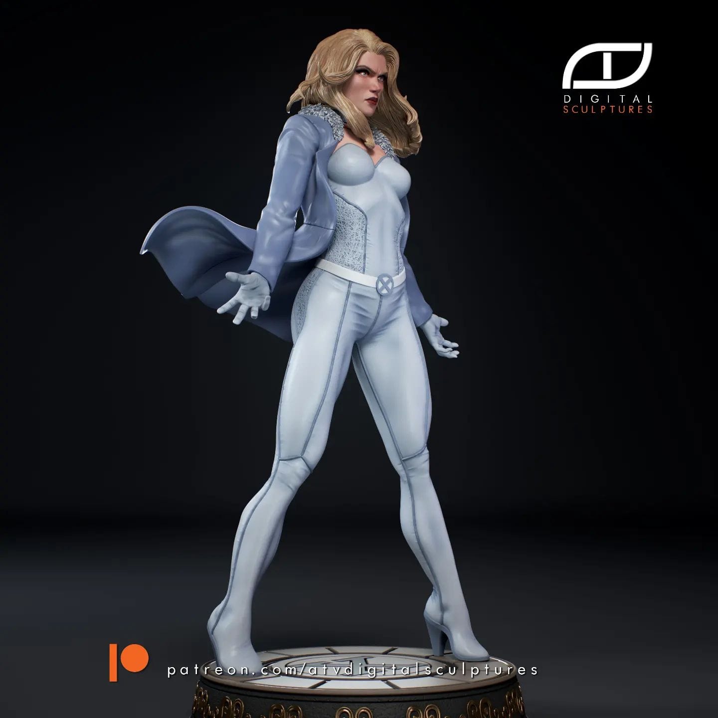 P站图纸印象馆 ATV 漫威 X战警 白皇后 ATV 漫威 X战警 白皇后