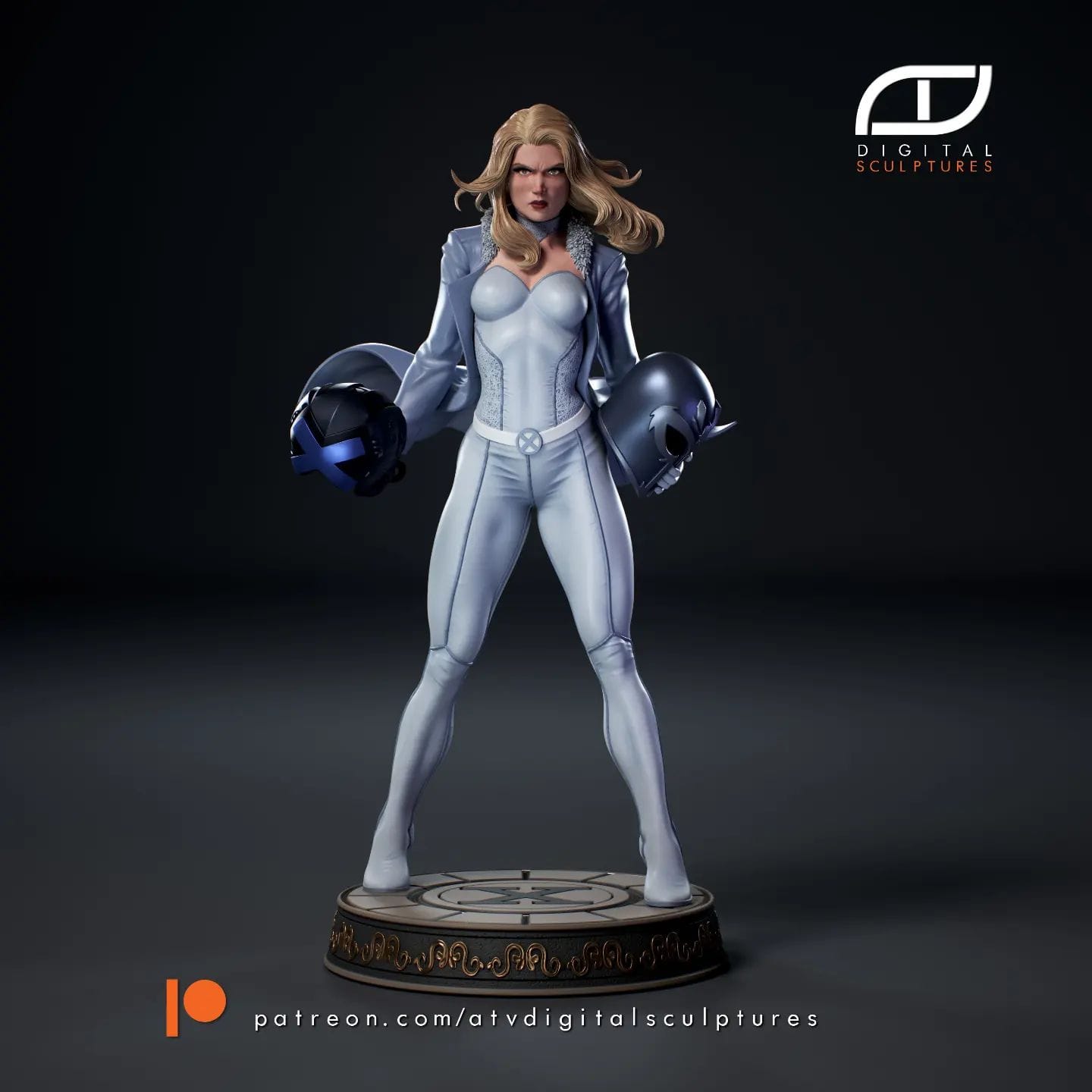 P站图纸印象馆 ATV 漫威 X战警 白皇后 ATV 漫威 X战警 白皇后