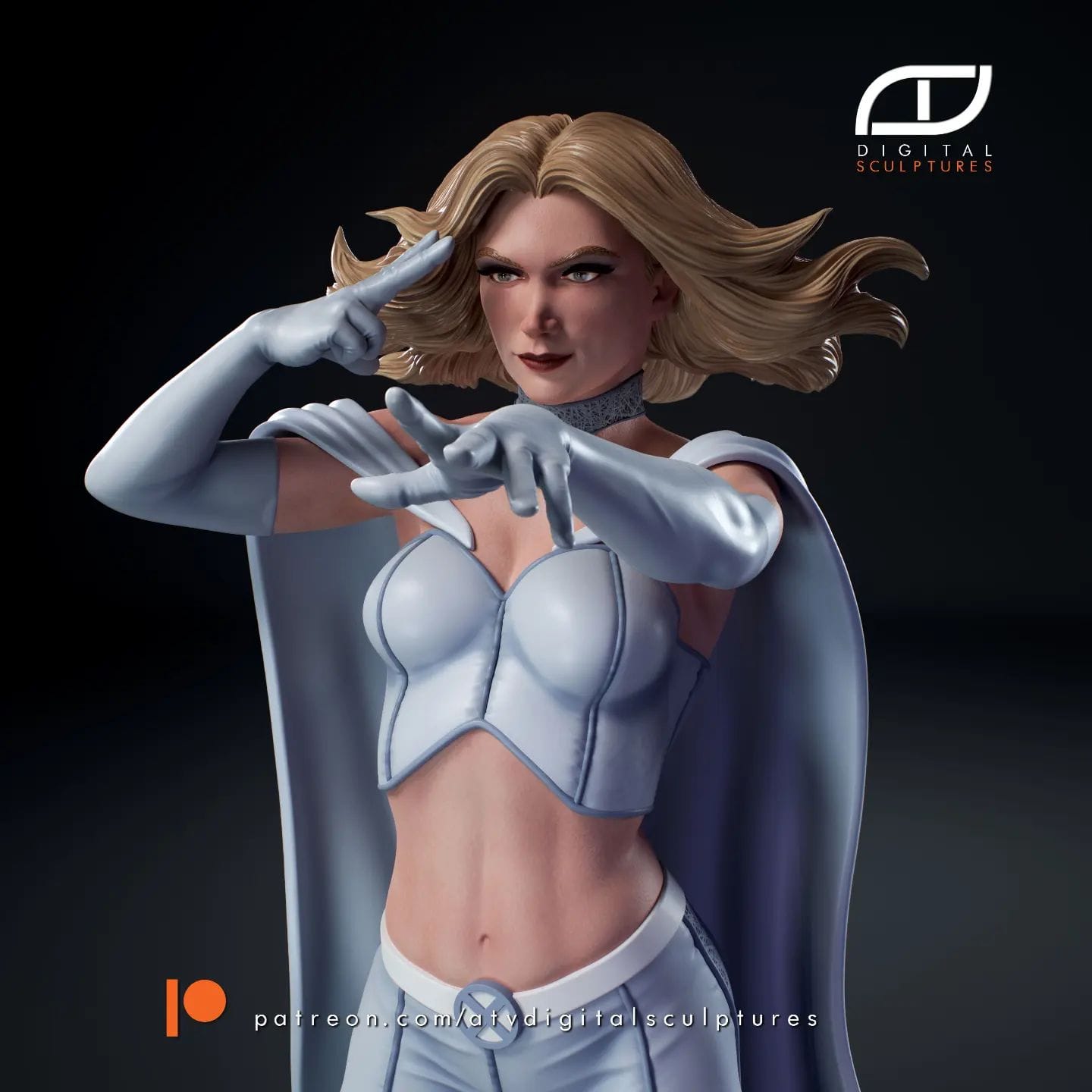 P站图纸印象馆 ATV 漫威 X战警 白皇后 ATV 漫威 X战警 白皇后