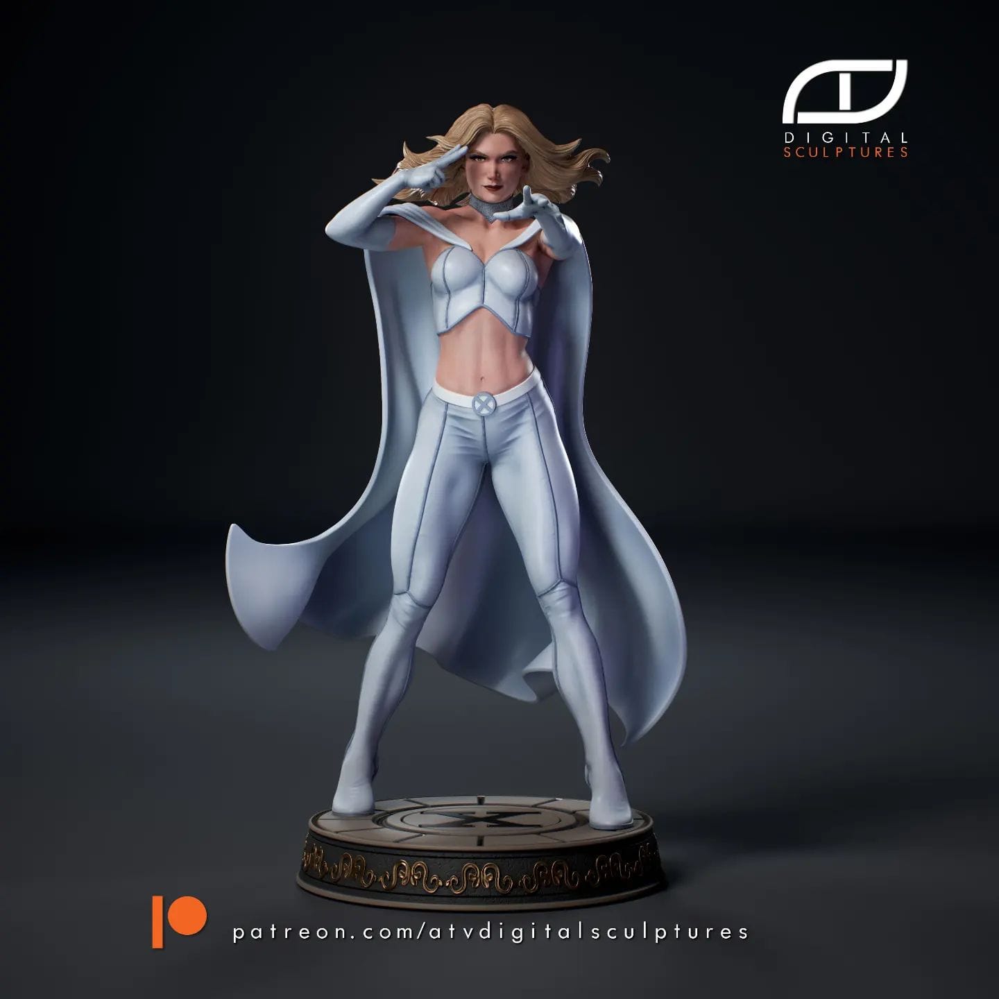 P站图纸印象馆 ATV 漫威 X战警 白皇后 ATV 漫威 X战警 白皇后