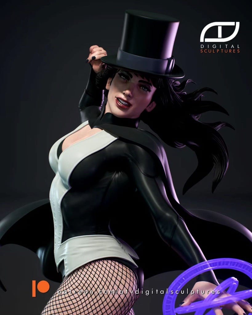 P站图纸印象馆 ATV DC漫画 正义联盟 扎坦娜·扎塔拉 ATV DC漫画 正义联盟 扎坦娜·扎塔拉