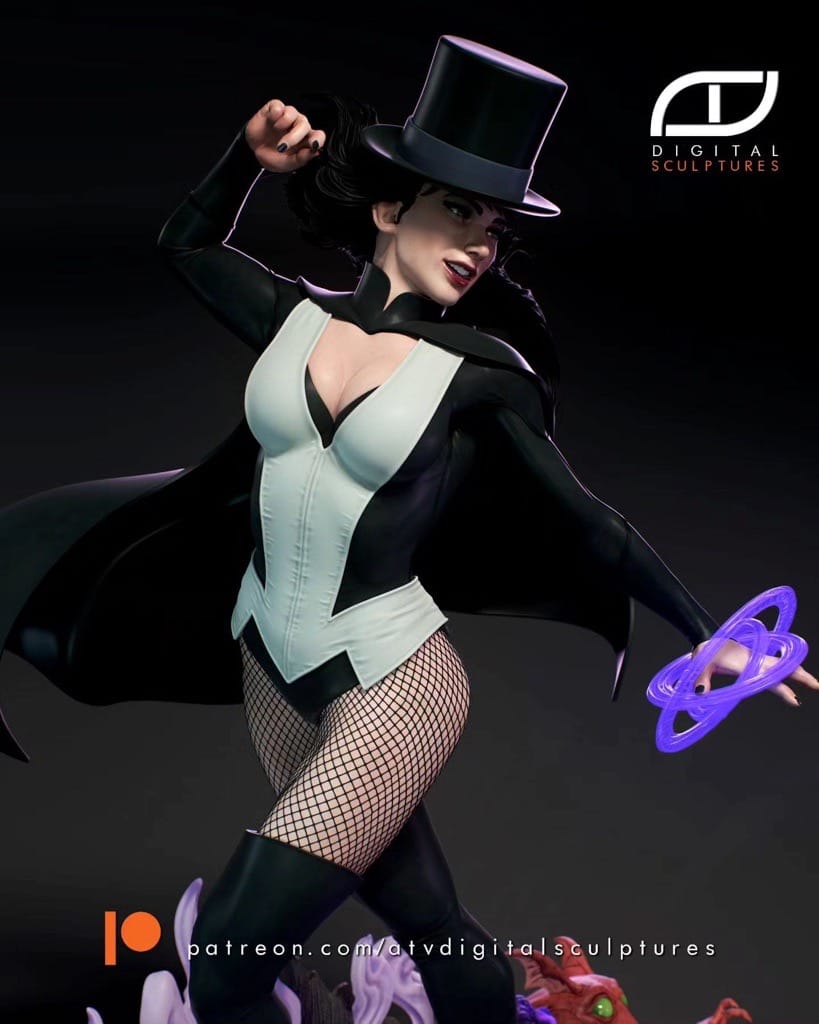 P站图纸印象馆 ATV DC漫画 正义联盟 扎坦娜·扎塔拉 ATV DC漫画 正义联盟 扎坦娜·扎塔拉