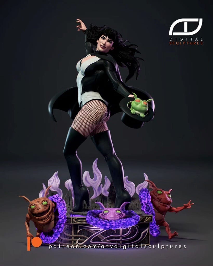 P站图纸印象馆 ATV DC漫画 正义联盟 扎坦娜·扎塔拉 ATV DC漫画 正义联盟 扎坦娜·扎塔拉