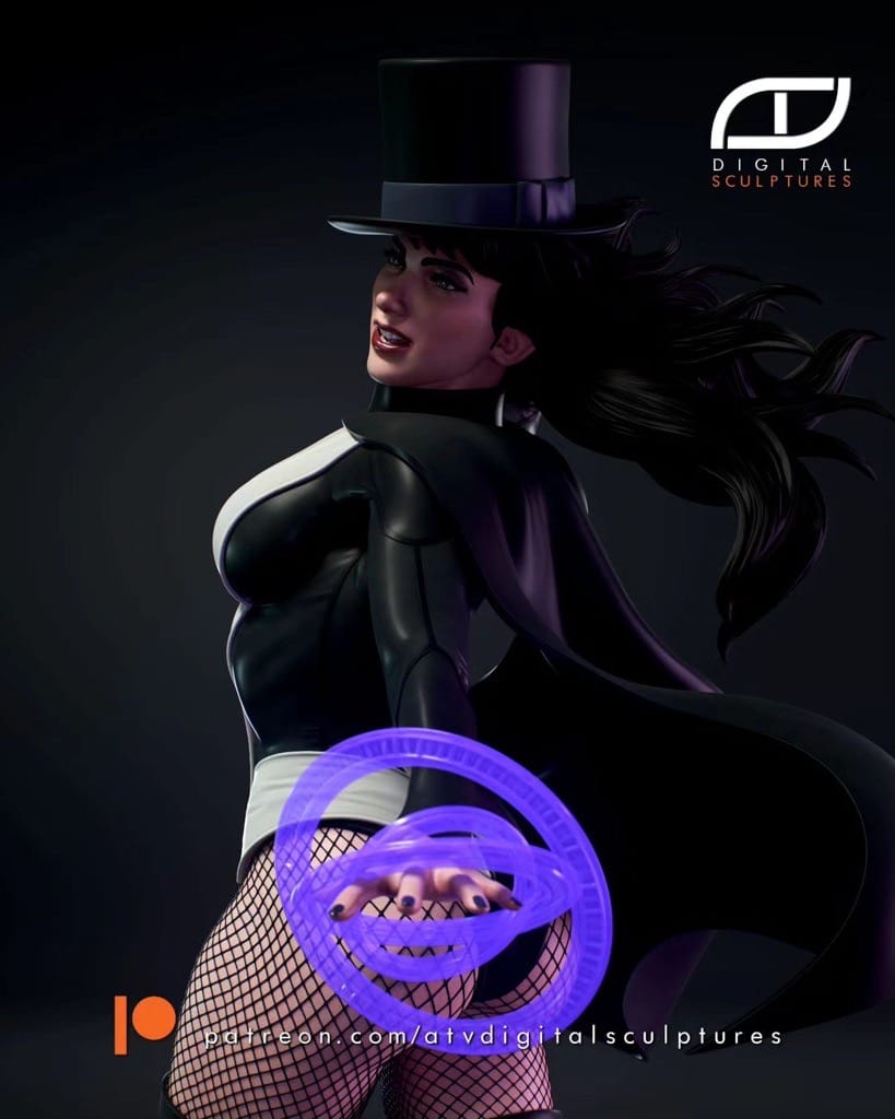 P站图纸印象馆 ATV DC漫画 正义联盟 扎坦娜·扎塔拉 ATV DC漫画 正义联盟 扎坦娜·扎塔拉