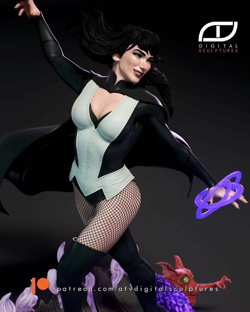 P站图纸印象馆 ATV DC漫画 正义联盟 扎坦娜·扎塔拉 ATV DC漫画 正义联盟 扎坦娜·扎塔拉