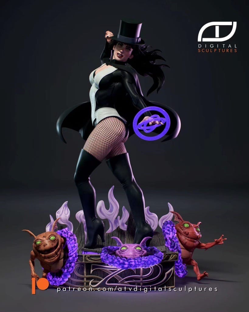 P站图纸印象馆 ATV DC漫画 正义联盟 扎坦娜·扎塔拉 ATV DC漫画 正义联盟 扎坦娜·扎塔拉