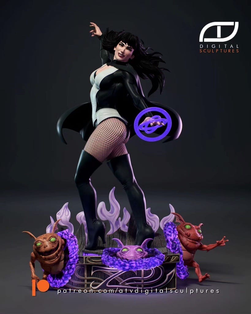 P站图纸印象馆 ATV DC漫画 正义联盟 扎坦娜·扎塔拉 ATV DC漫画 正义联盟 扎坦娜·扎塔拉