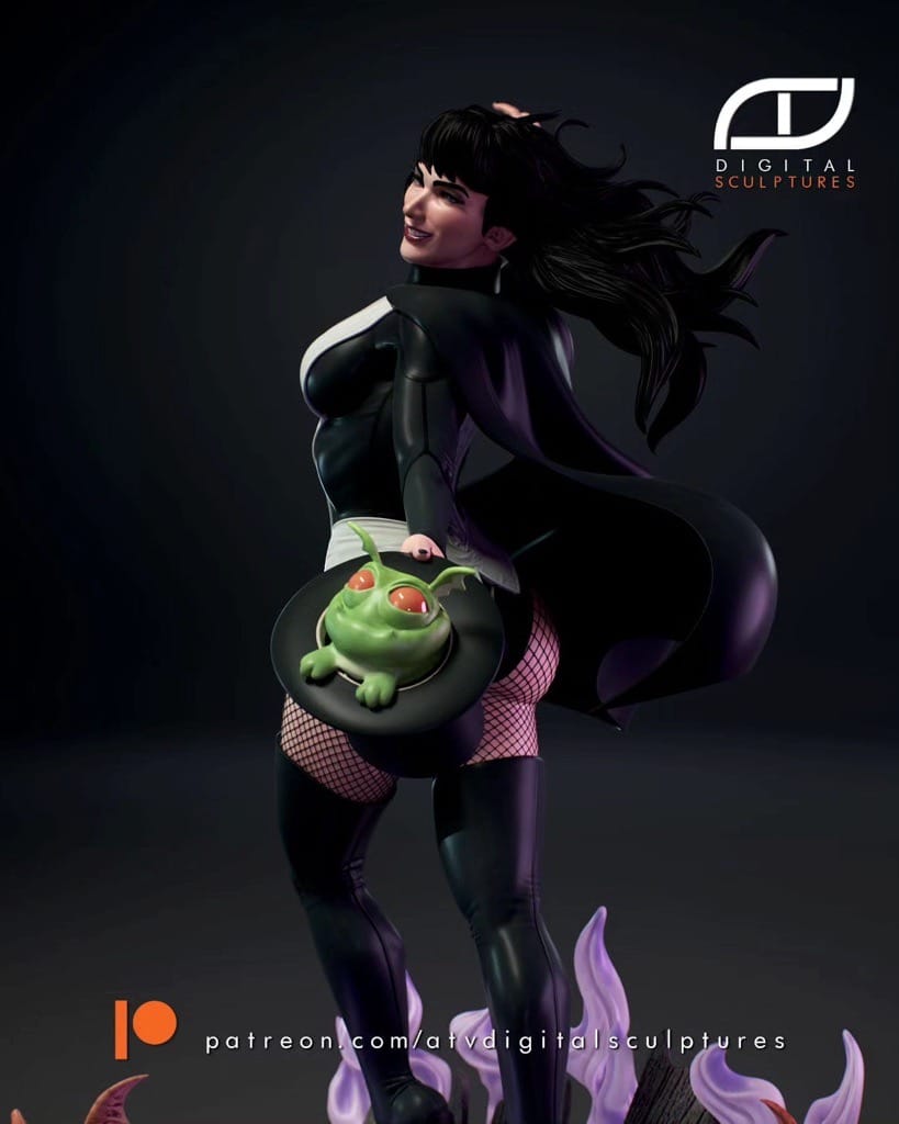 P站图纸印象馆 ATV DC漫画 正义联盟 扎坦娜·扎塔拉 ATV DC漫画 正义联盟 扎坦娜·扎塔拉