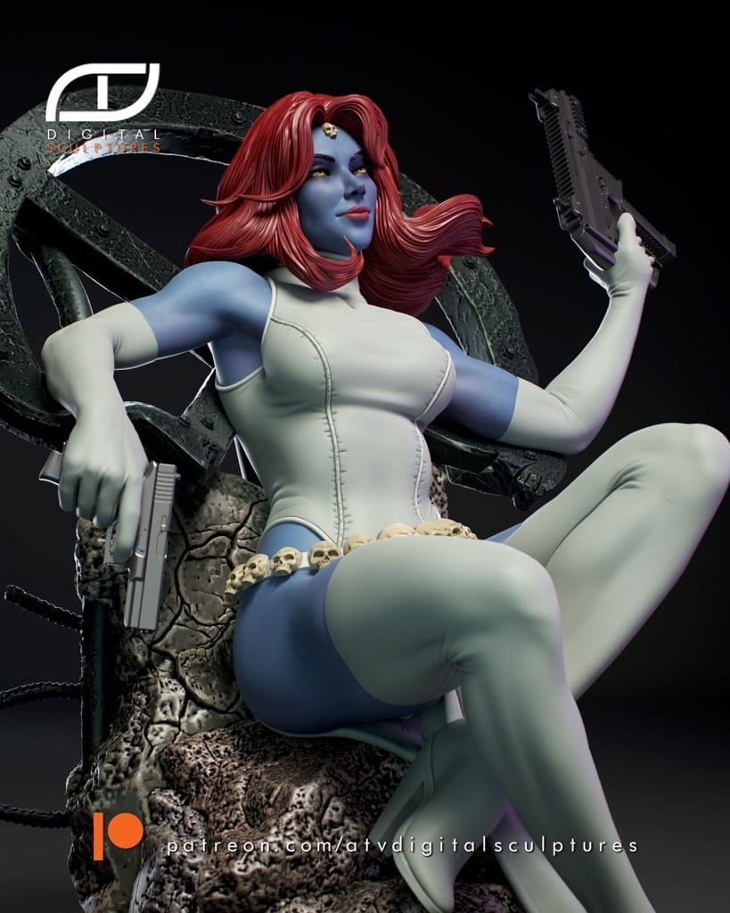 P站图纸印象馆 ATV 漫威 X战警 魔形女 ATV 漫威 X战警 魔形女