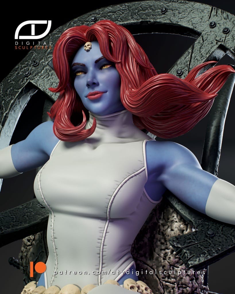 P站图纸印象馆 ATV 漫威 X战警 魔形女 ATV 漫威 X战警 魔形女