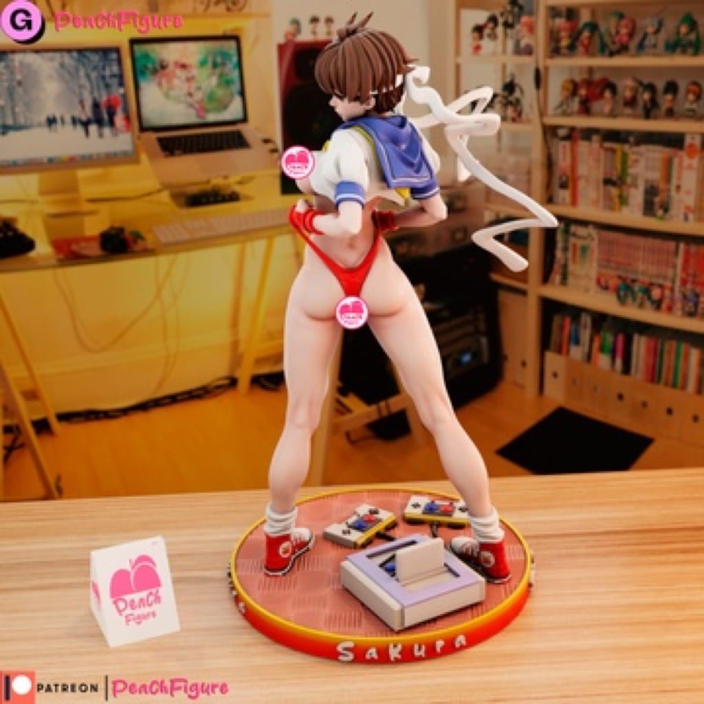 P站图纸印象馆 Peach Figure 街头霸王 春日野樱 Peach Figure 街头霸王 春日野樱