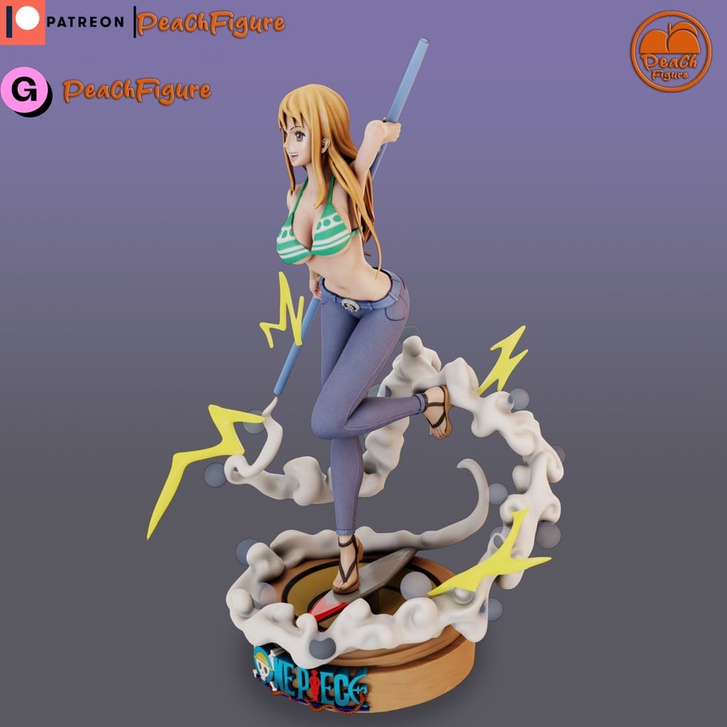 P站图纸印象馆 Peach Figure 海贼王 奈美 Peach Figure 海贼王 奈美