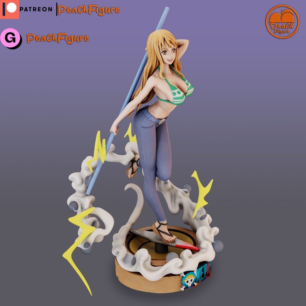 P站图纸印象馆 Peach Figure 海贼王 奈美 Peach Figure 海贼王 奈美
