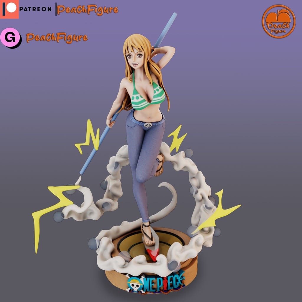 P站图纸印象馆 Peach Figure 海贼王 奈美 Peach Figure 海贼王 奈美