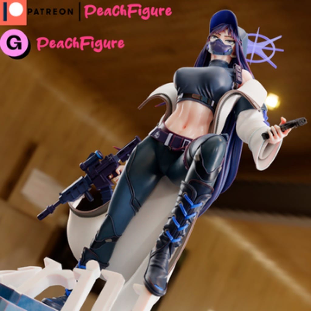 P站图纸印象馆 Peach Figure 蔚蓝档案 纱织 Peach Figure 蔚蓝档案 纱织