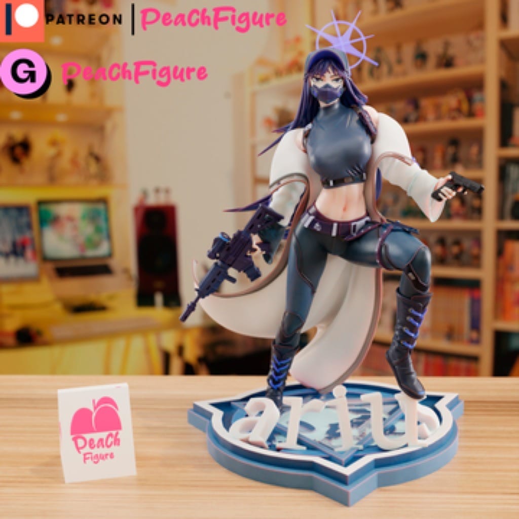 P站图纸印象馆 Peach Figure 蔚蓝档案 纱织 Peach Figure 蔚蓝档案 纱织