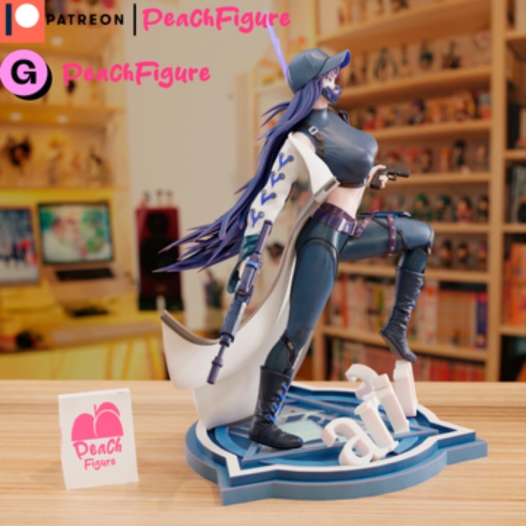 P站图纸印象馆 Peach Figure 蔚蓝档案 纱织 Peach Figure 蔚蓝档案 纱织