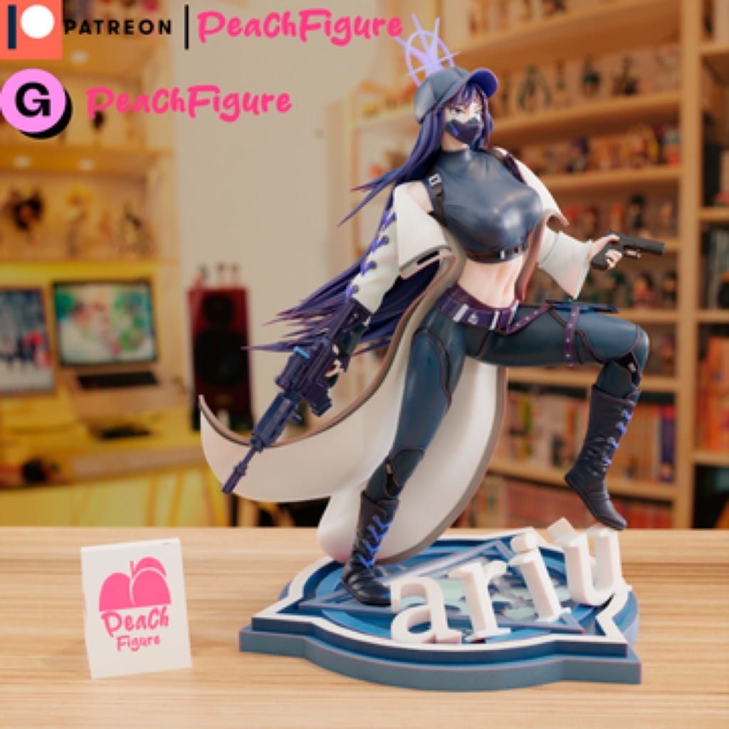 P站图纸印象馆 Peach Figure 蔚蓝档案 纱织 Peach Figure 蔚蓝档案 纱织