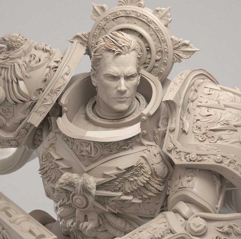 P站图纸印象馆 3DArtGuy The Chosen Attack Pose 3DArtGuy The Chosen Attack Pose