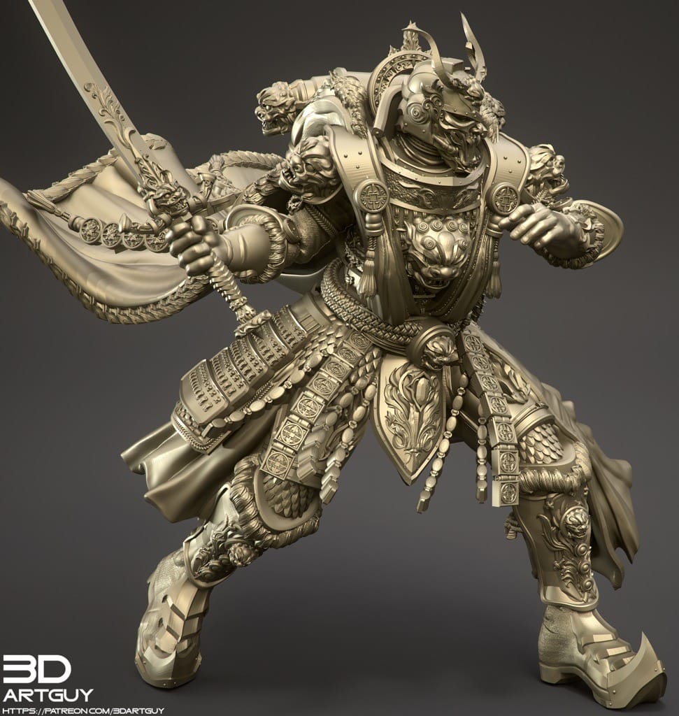 P站图纸印象馆 3DArtGuy Rider Attack Pose 3DArtGuy Rider Attack Pose