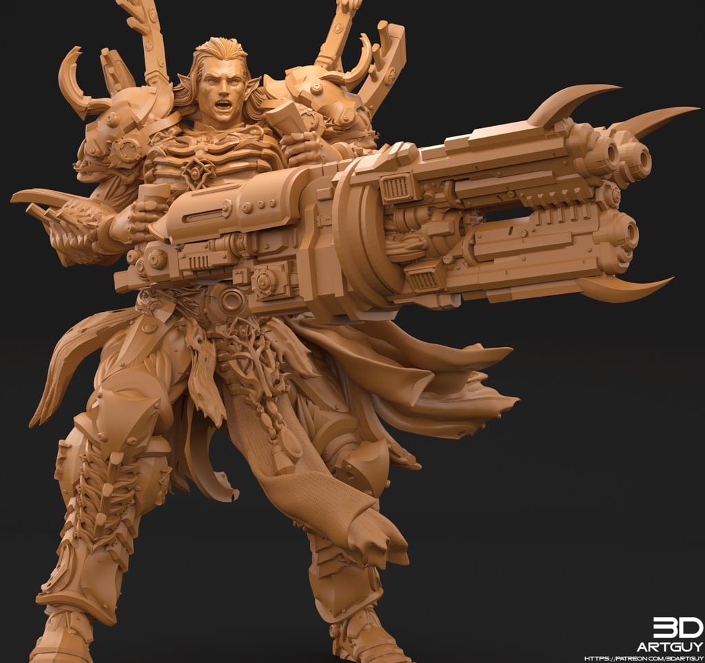 P站图纸印象馆 3DArtGuy Heavy Weapons Specialist 3DArtGuy Heavy Weapons Specialist