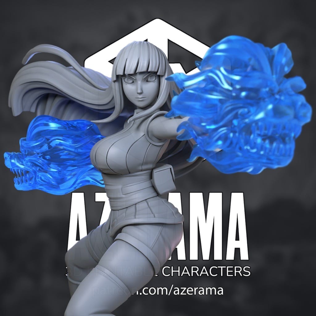 P站图纸印象馆 Azerama 火影忍者 日向雏田 Azerama 火影忍者 日向雏田