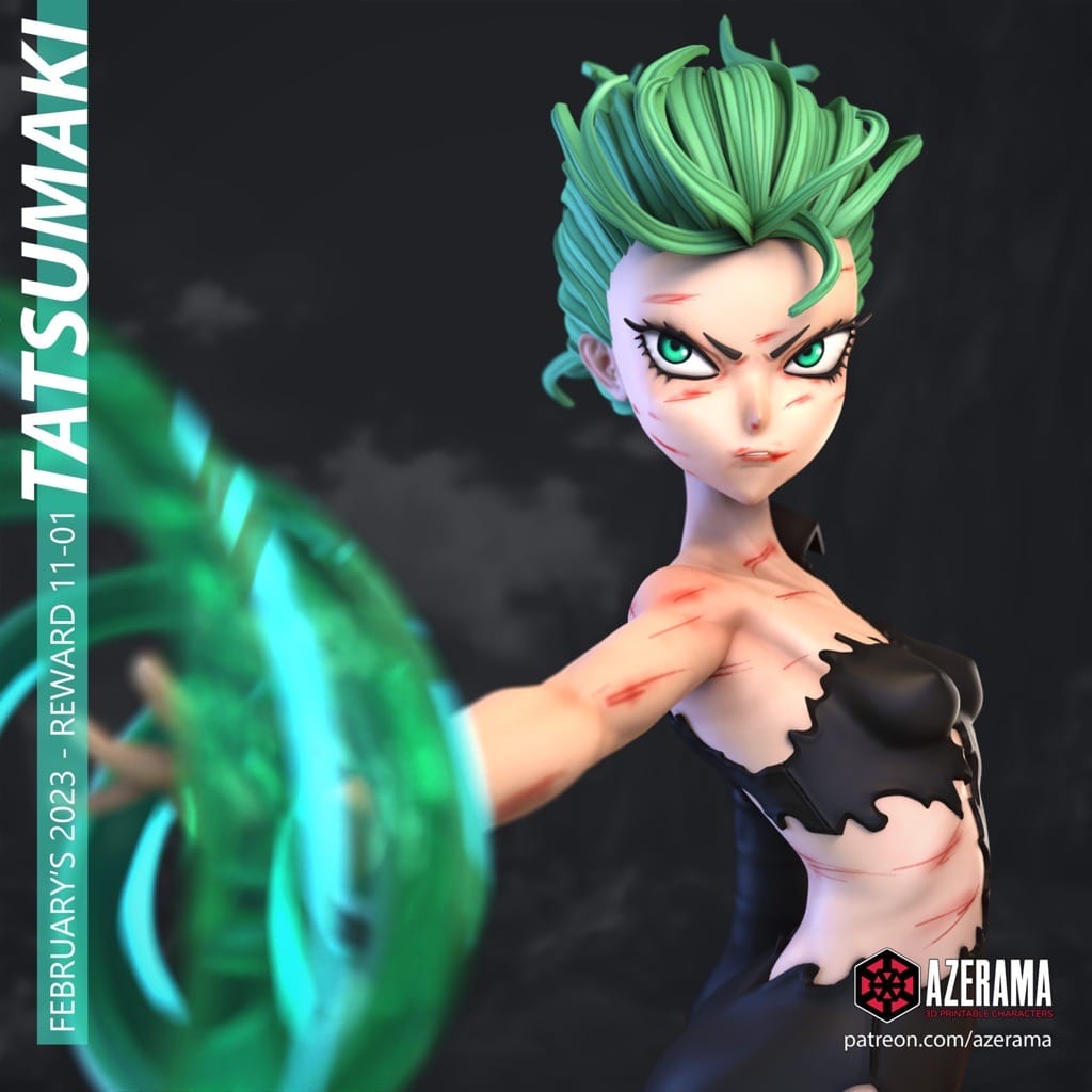 P站图纸印象馆 Azerama 一拳超人 龙卷 Azerama 一拳超人 龙卷