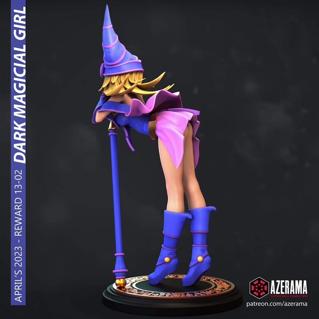 P站图纸印象馆 Azerama 游戏王 黑魔导女孩 Azerama 游戏王 黑魔导女孩