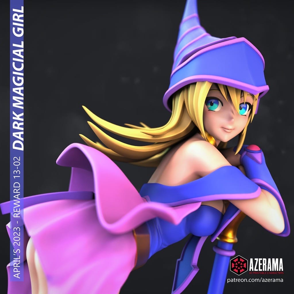 P站图纸印象馆 Azerama 游戏王 黑魔导女孩 Azerama 游戏王 黑魔导女孩