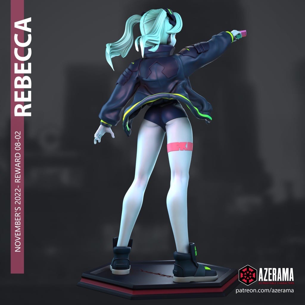 P站图纸印象馆 Azerama 边缘行者 瑞贝卡 Azerama 边缘行者 瑞贝卡