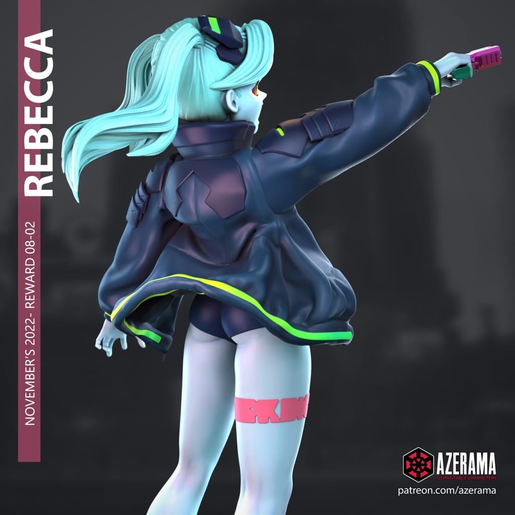 P站图纸印象馆 Azerama 边缘行者 瑞贝卡 Azerama 边缘行者 瑞贝卡