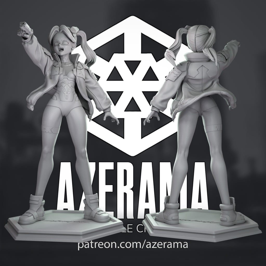 P站图纸印象馆 Azerama 边缘行者 瑞贝卡 Azerama 边缘行者 瑞贝卡