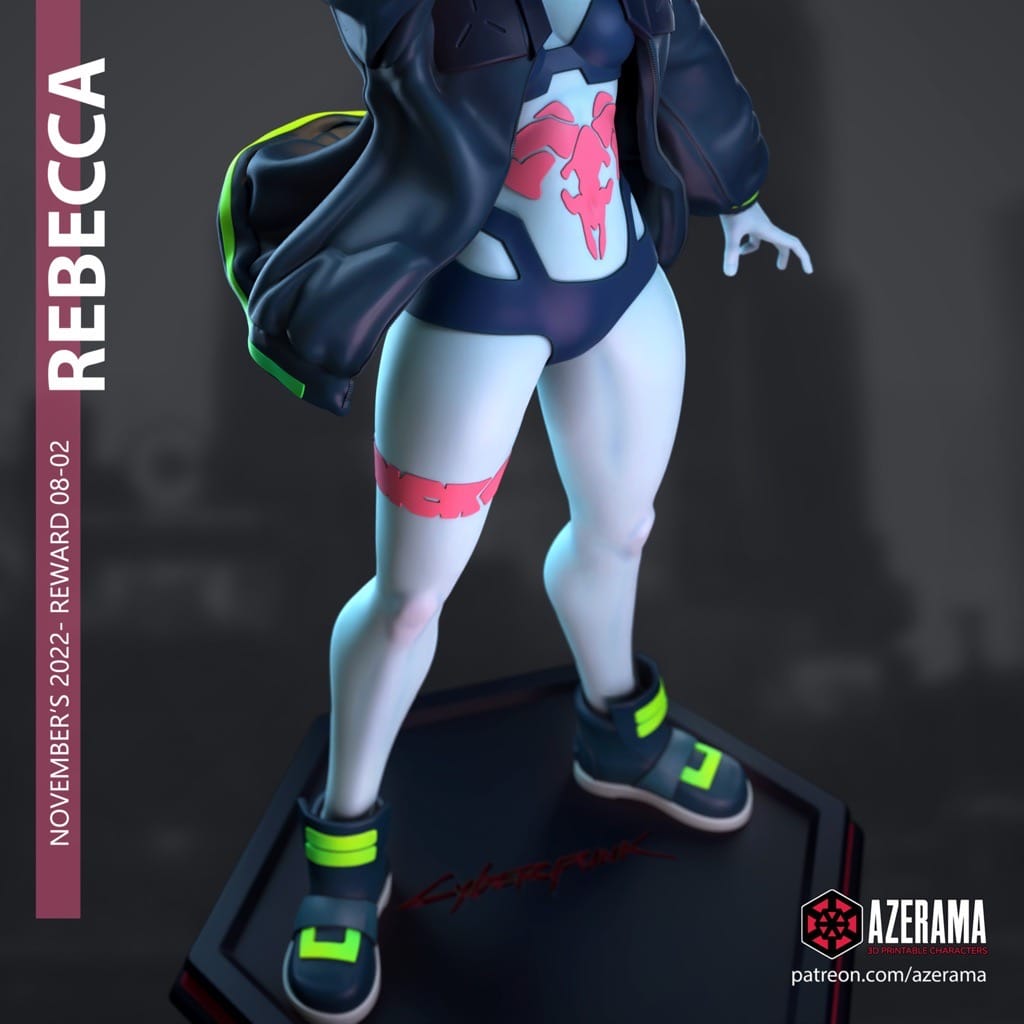 P站图纸印象馆 Azerama 边缘行者 瑞贝卡 Azerama 边缘行者 瑞贝卡