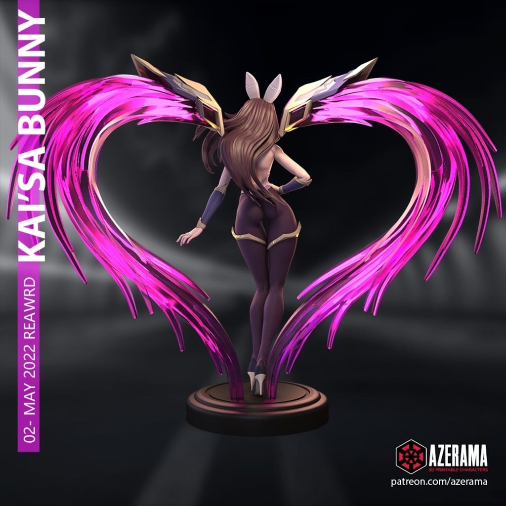 P站图纸印象馆 Azerama 英雄联盟 卡莎 Azerama 英雄联盟 卡莎