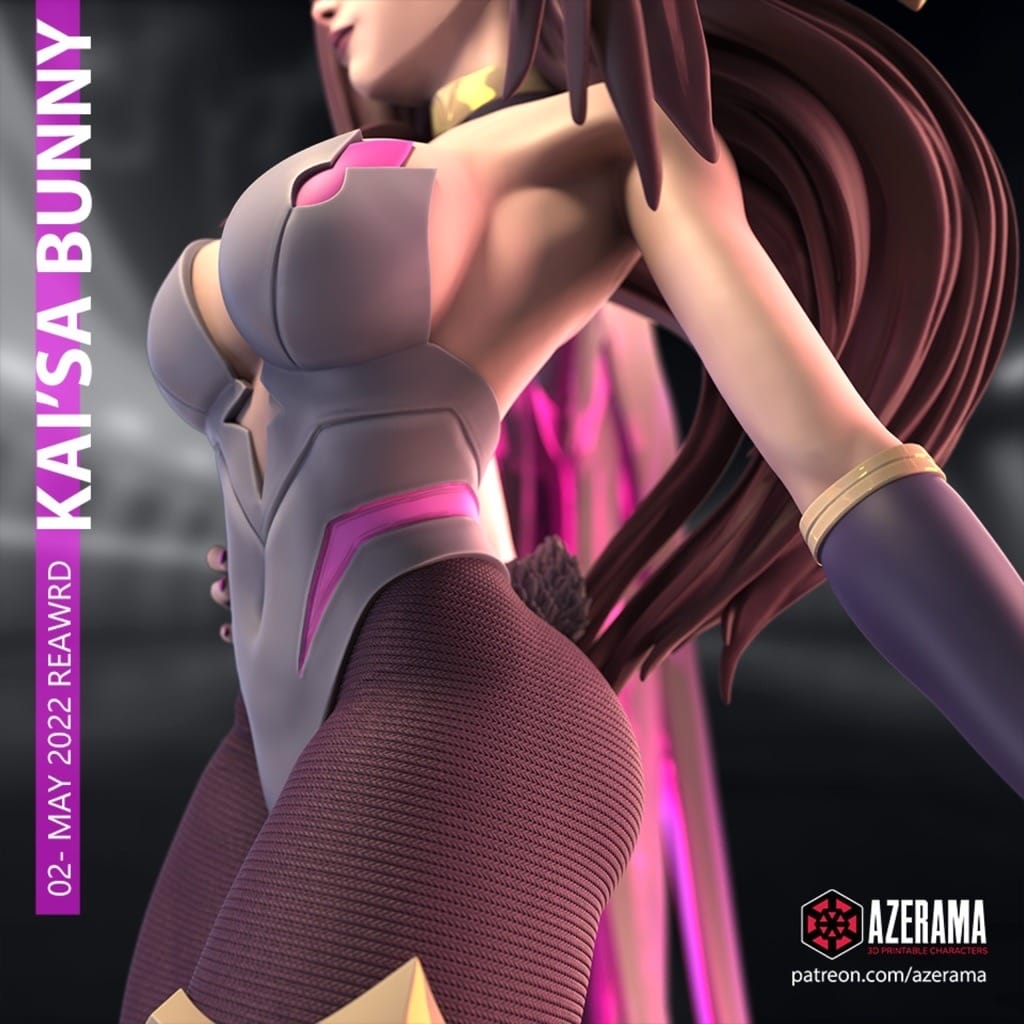 P站图纸印象馆 Azerama 英雄联盟 卡莎 Azerama 英雄联盟 卡莎