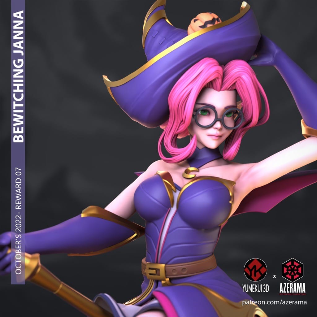 P站图纸印象馆 Azerama 英雄联盟 魅惑女巫 迦娜 Azerama 英雄联盟 魅惑女巫 迦娜